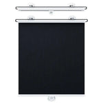 rideau enroulable noir tissu moderne ventouse 40x60cm 40x125cm 45x125cm