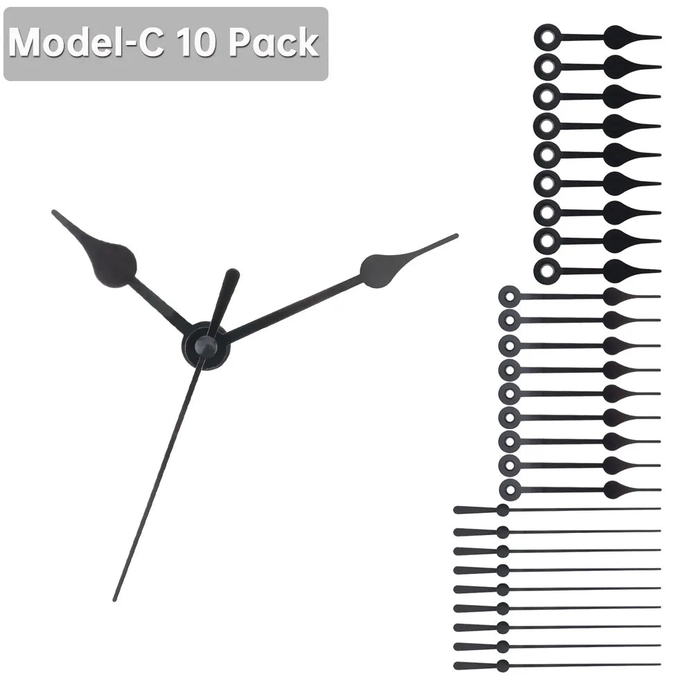 aiguilles montre vert clair noir blanc lisses modernes horloges murales remplacement bricolage quartz