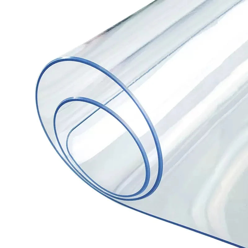 protège table transparent moderne adhésif facile nettoyage imperméable réutilisable 30x70cm 40x140cm 55x140cm table manger