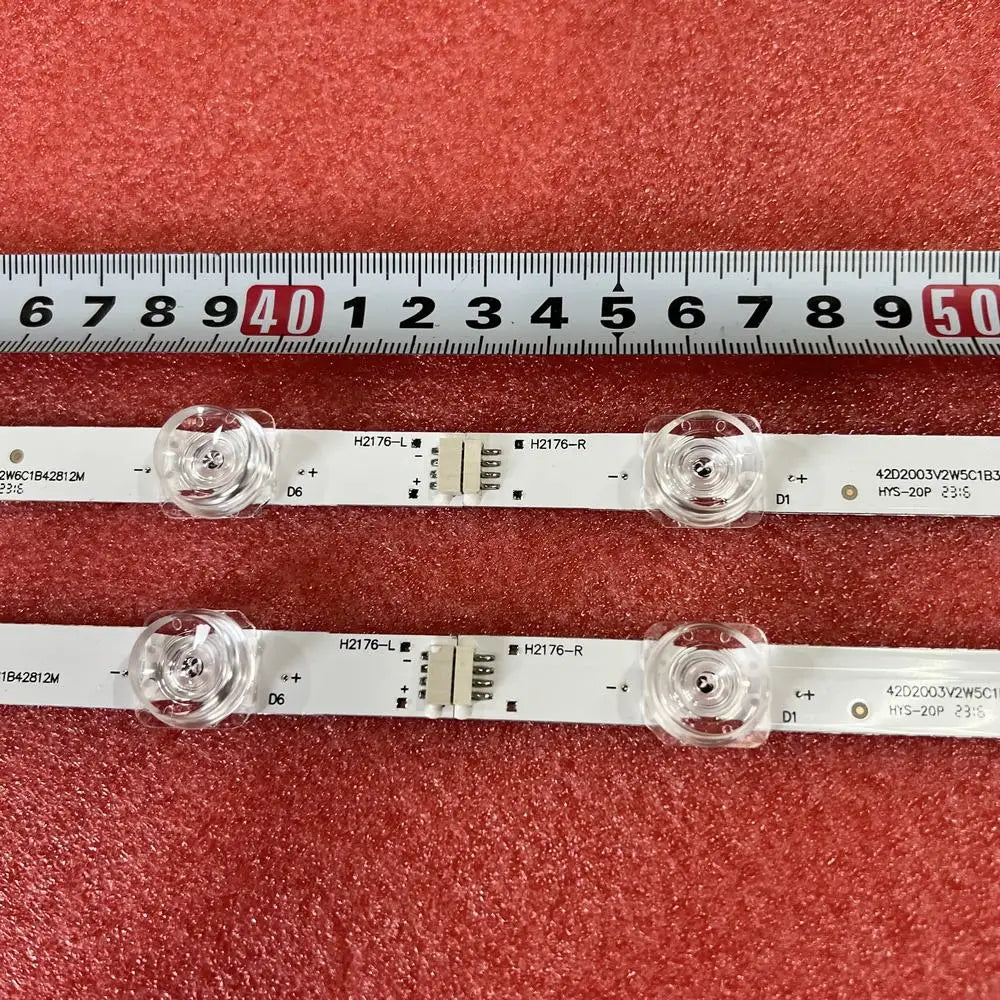 bande lumineuse led transparente moderne 60mm 2pc 4oeillets 10connecteurs