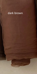 tissu tulle marron clair marron foncé beige clair moderne translucide nylon rapide respirant cérémonie