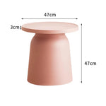 table basse moderne petite taille couleur vert pastel rose gris jaune blanc opacité uni