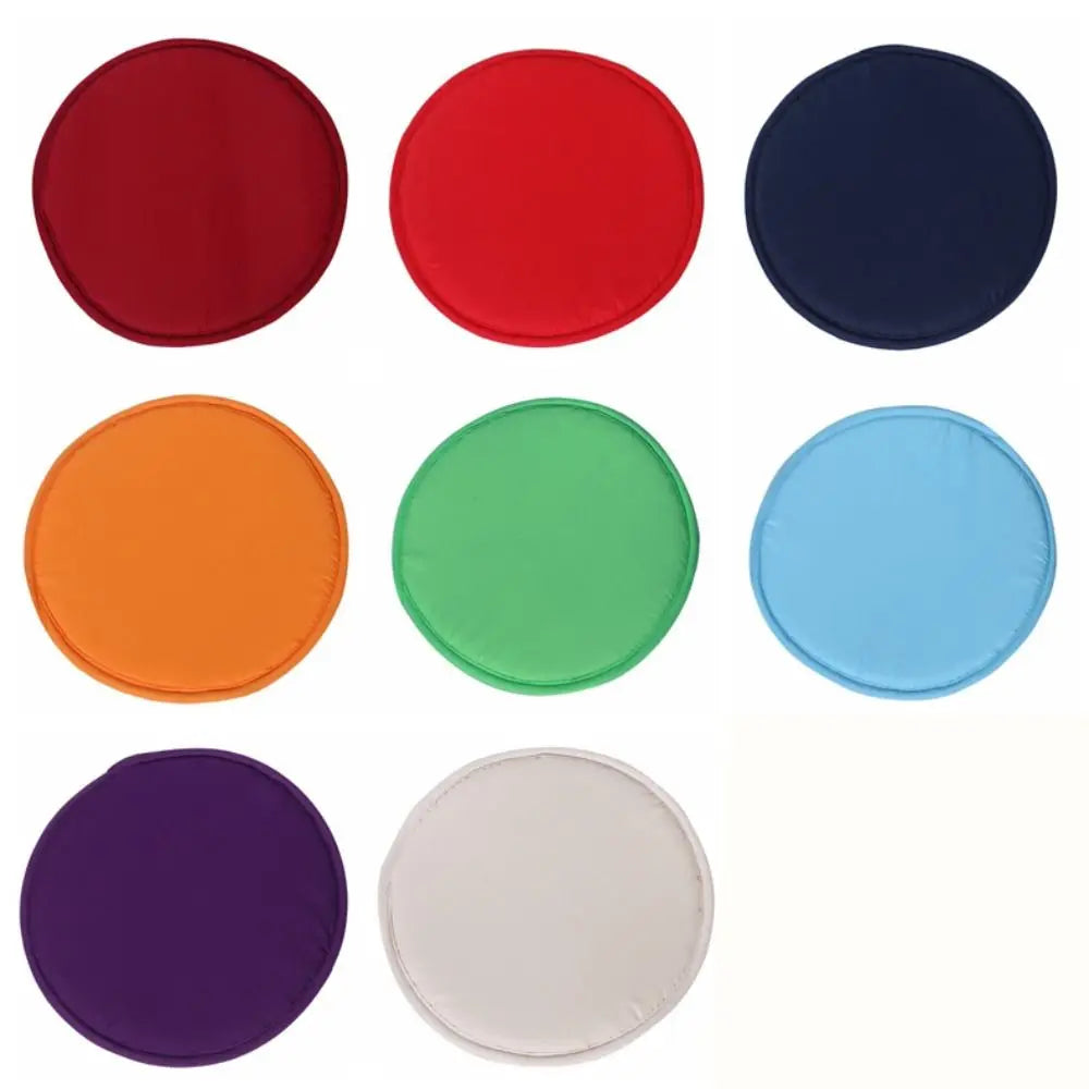 coussin rond mousse pu polyester coton moderne fixation six coussins