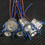 projecteur led spot argenté moderne clips bleus flux lumineux 249 2000 cool white 6000k