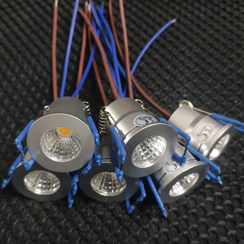 projecteur led spot argenté moderne clips bleus flux lumineux 249 2000 cool white 6000k