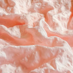 ensemble literie rose clair texture pointe bordures blanches moderne doux pièces 135x200cm 150x200cm 168x229cm