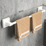 porte serviettes mural noir mat alliage aluminium serviettes incluse moderne salle bain rangement étagère