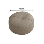 coussin sol orange gris minimaliste cuir aspect mat lavable moderne adultes