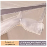 moustiquaire filet anti moustique pliable blanc maille fine élastiques voyage camping maison