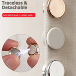 boucles magnétiques or noir blanc modernes 10 pièces métalliques brillantes