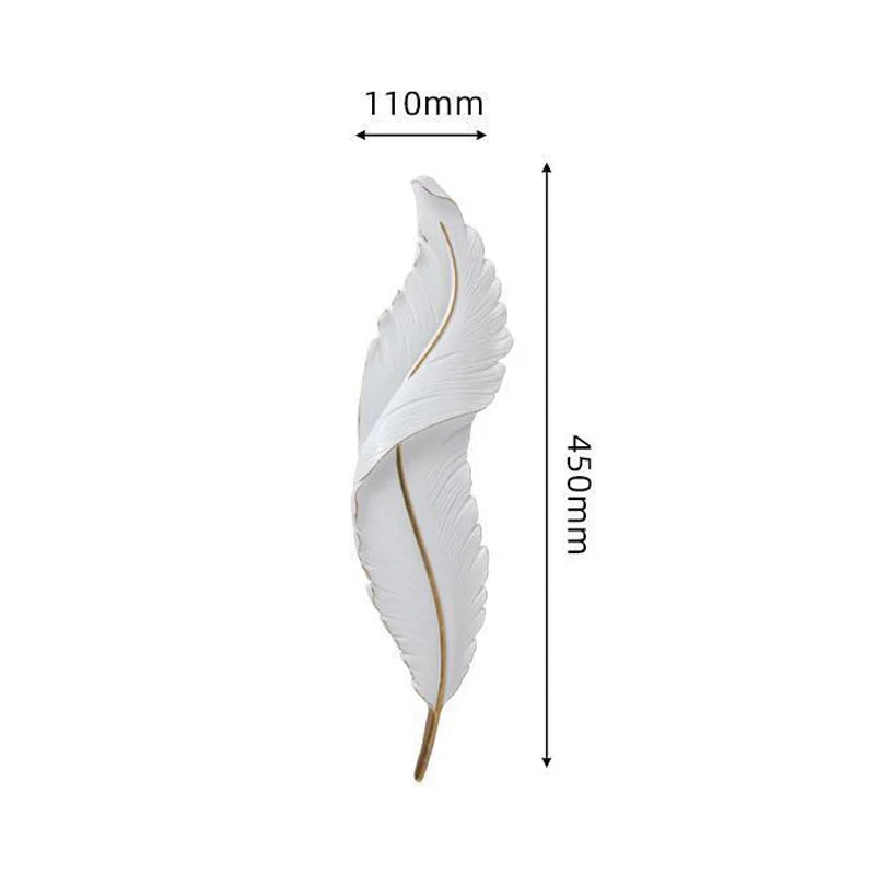 lampe murale moderne plume bleu clair industriel éclairage ambiance chambre entrée étude salle bain