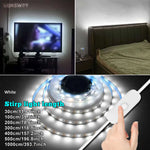 ruban led flexible blanc moderne interrupteur connecteur usb adhésif éclairage cuisine décoration chambre salon