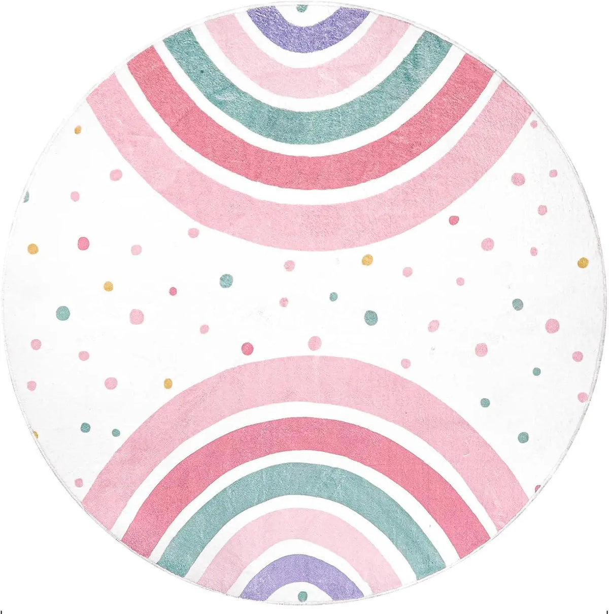 tapis rond moderne coloré antidérapant polygone floral 40x40cm 80x80cm 120x120cm chambre salon enfants adultes