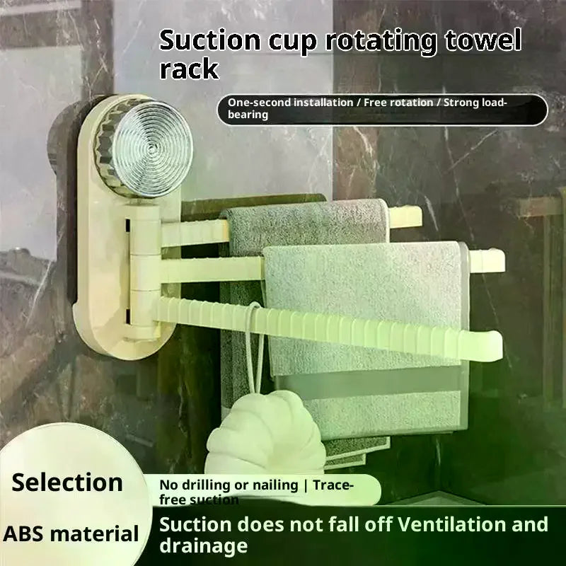 porte serviettes rotatif ventouse support balai serviettes pliées moderne minimaliste