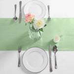 tableau table uni classique vert clair printemps été automne mariage nouveau an pièces blanc
