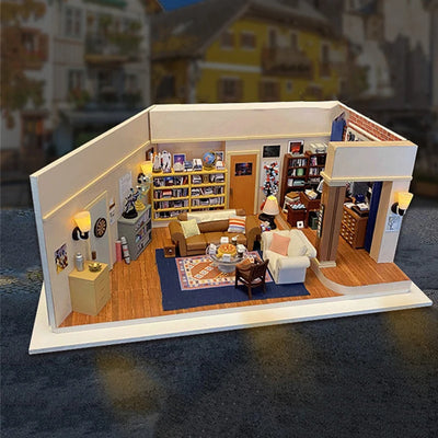 Maquette serre-livres en bois kit assemblage vue d'ensemble