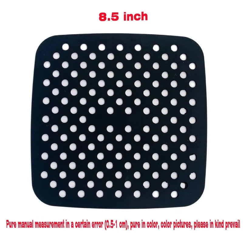 grilles cuisson friteuse air perforées rouge noir modernes clips fixation cuisine