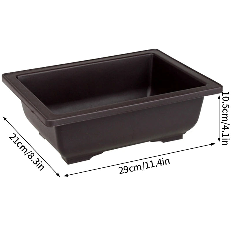 pot fleurs plastique noir moderne plante intérieure jardin décoration extérieur balcon
