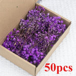 fleurs séchées bouquets multicolore violet orange rouge naturel rustique décoration maison artisanat diysortie