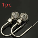 boucle rideau métal bronze argenté doré cuivre moderne élégante perforée sphérique