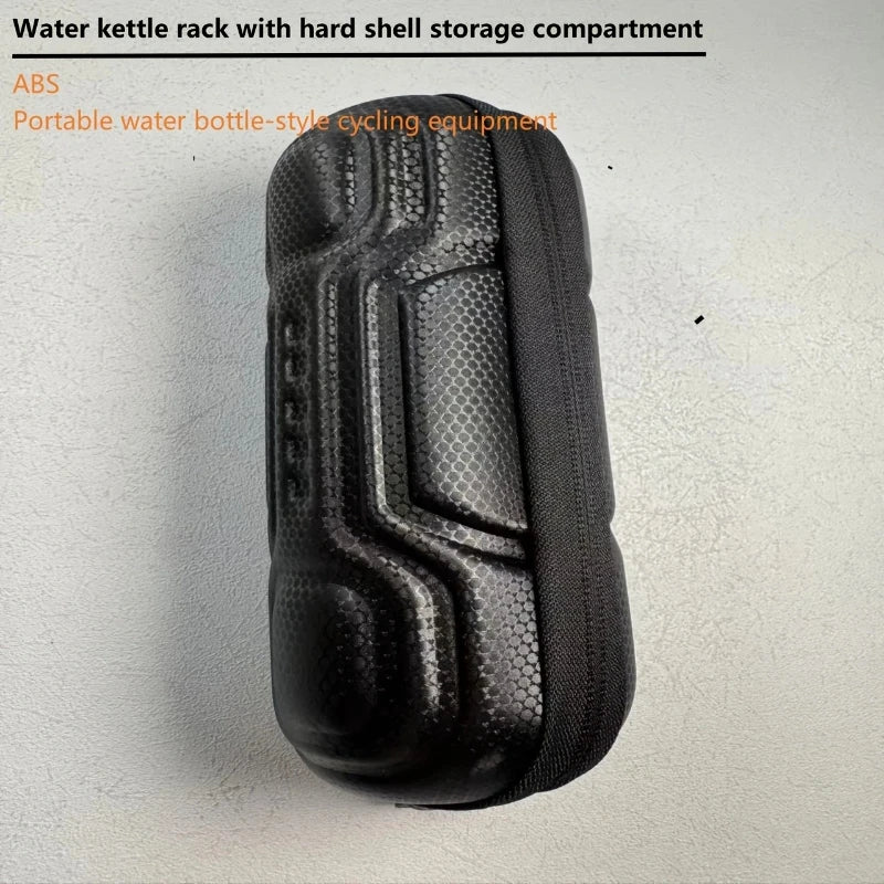 sacoche rigide outils vélo noire compartiments fixations cycliste utilitaire hexagonale