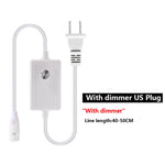 ruban lumineux led blanc lisse moderne clips interrupteur manuel adaptable eu us uk