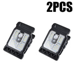 lampe poche led solaire clip noir moderne autoéclairante campingextérieur