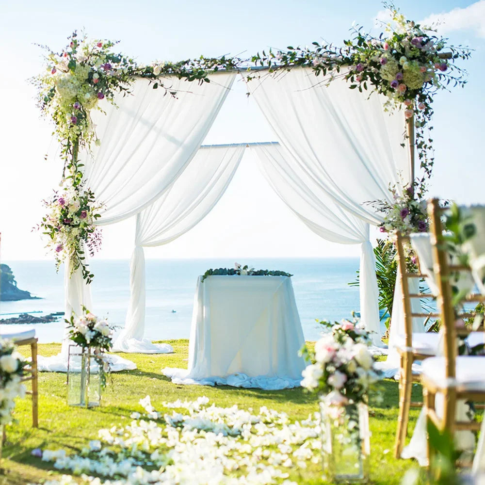 rideau uni rose clair moderne translucide 10ft 300cm 5ft 150cm mariage anniversaire