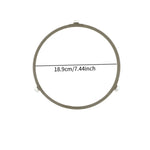 anneau plateau micro onde gris classique clips support robuste rotation facile replacement
