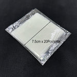 grille filtrante blanche maille fine adhésive pratique plantes 5cm 7.5cm 10cm pack20pc