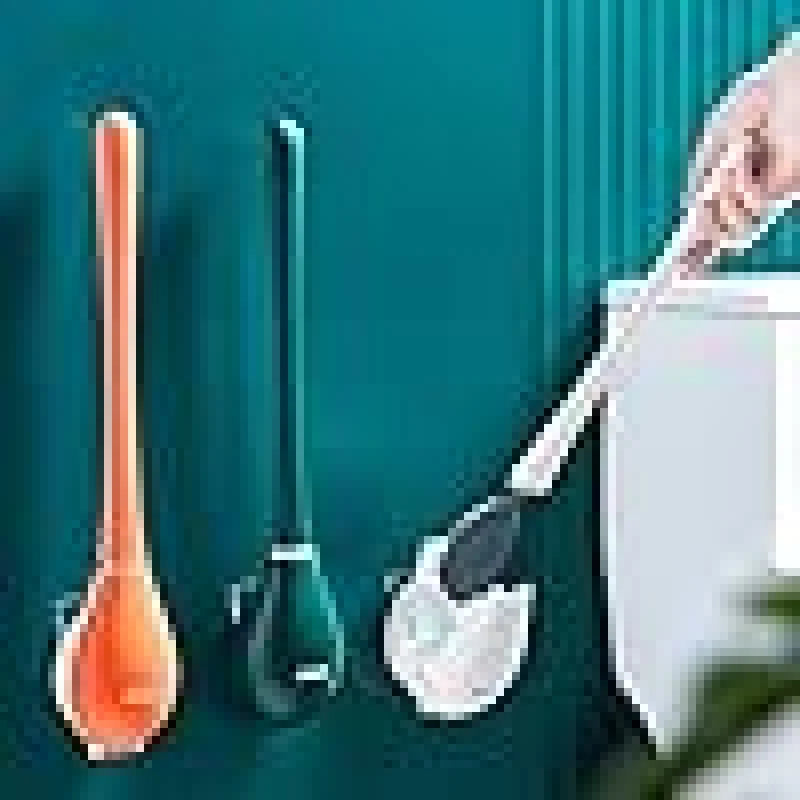 brosse wc jetable adhésive blanche bleue moderne salle bain nettoyage détartrant supplémentaire