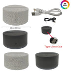 base led noire moderne adhésif cable type télécommande sans fil batteries aa