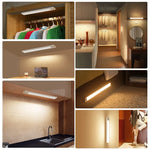 lampe led rechargeable usb blanc moderne interrupteur tactile detection mouvement trois couleurs adjustable télécommande