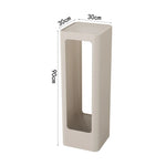 support vases moderne multi niveaux beige noir texture marbrée intérieur moderne