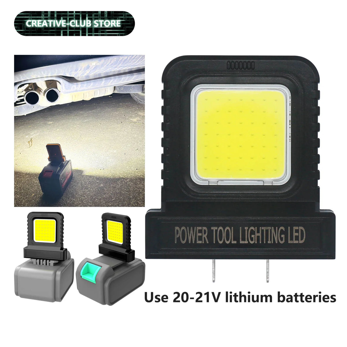 lampe torche led noire jaune rechargeable construction camping 180 lm pratique robuste