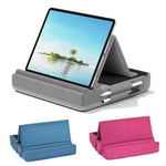 support tablette pliable rangement stylos modernes tissu doux portable gris rose bleu