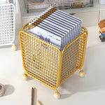 panier rangement aluminium réutilisable blanc or noir multiple utilisations respectueux environnement