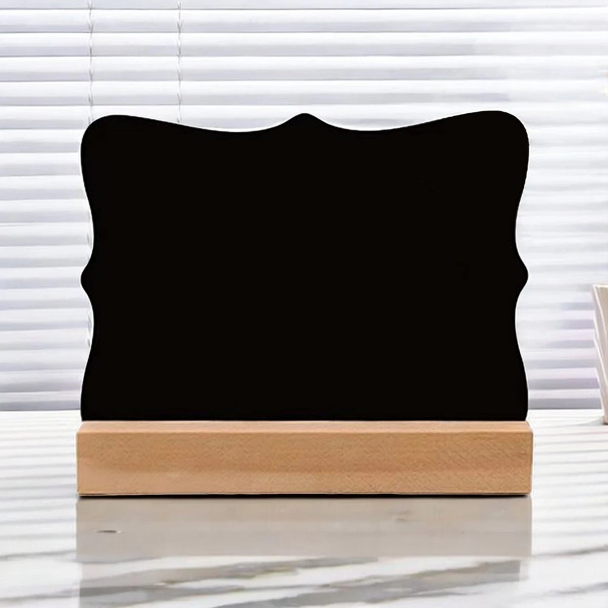 tableau noir portable moderne bois tôle peinte sans fixation vierge texte