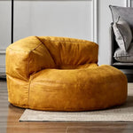 coussin assise velours cuir marron beige gris moderne confortable sans rembourrage zip couture