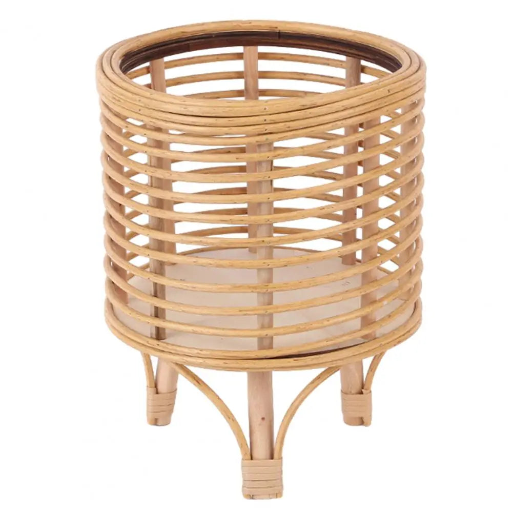 pots plante naturel blanc corde tressée bois rustique boho chic plastique transparentintérieurextérieurbalcon