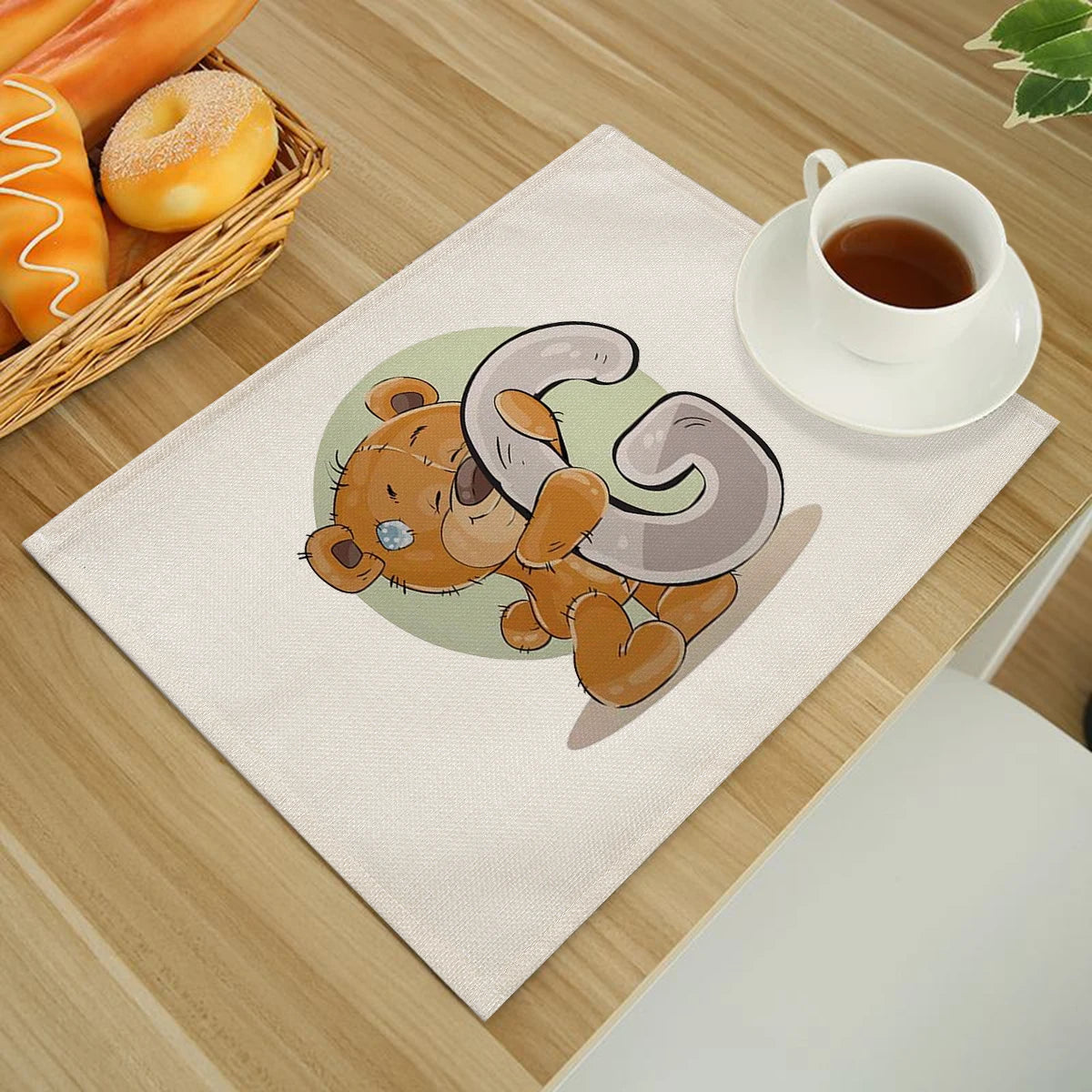 Set de table rectangle coton lin 42x32 cm
