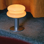 lampe table led rechargeable modernes vitesses ambiances blanc gris beige