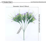 bouquet artificiel moderne fleurs blanches violettes jaunes ornement maison extérieur noël anniversaire mariage