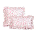 coussins carrés fleuris vintage rose bleu marine adhésifs décor maison nordique polyester 45x45cm 30x50cm