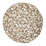 placemats tissés modernes beige rouge marron rose clair géométriques 38cm