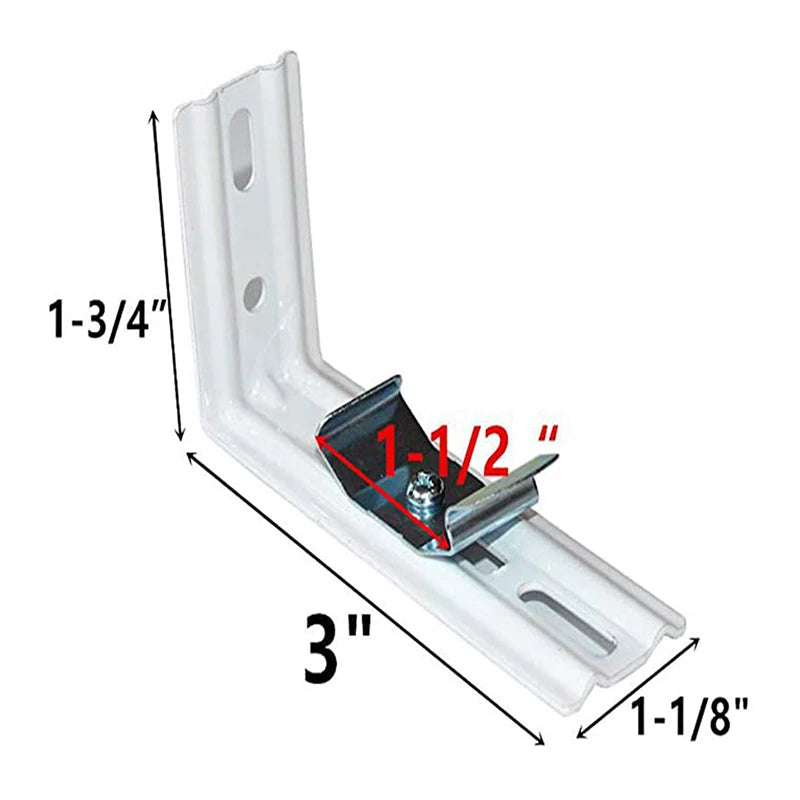 support mural blanc moderne 1pc 2pcs fixations rideau tringle accrochage montages opaques