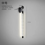 Luminaire mural LED moderne tube suspendu noir blanc chaud industriel moderne