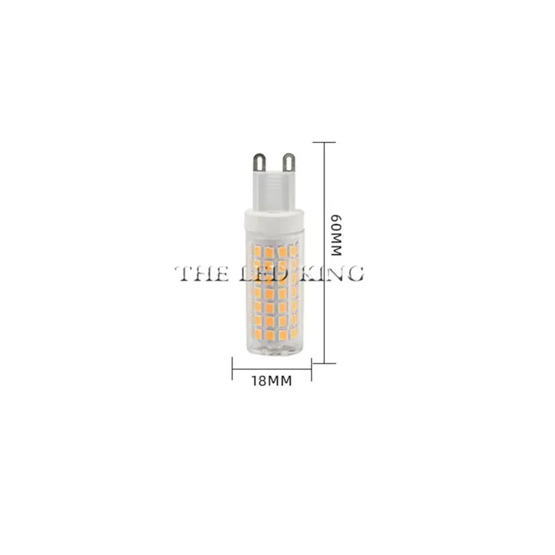 ampoule led g9 blanc chaud moderne lustre salon motif carrés jaunes décoratif