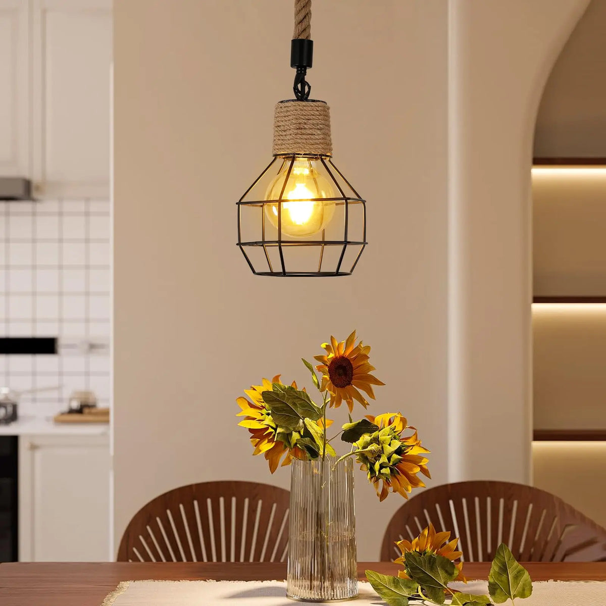 Détail de la suspension luminaire industrielle avec douilles E27