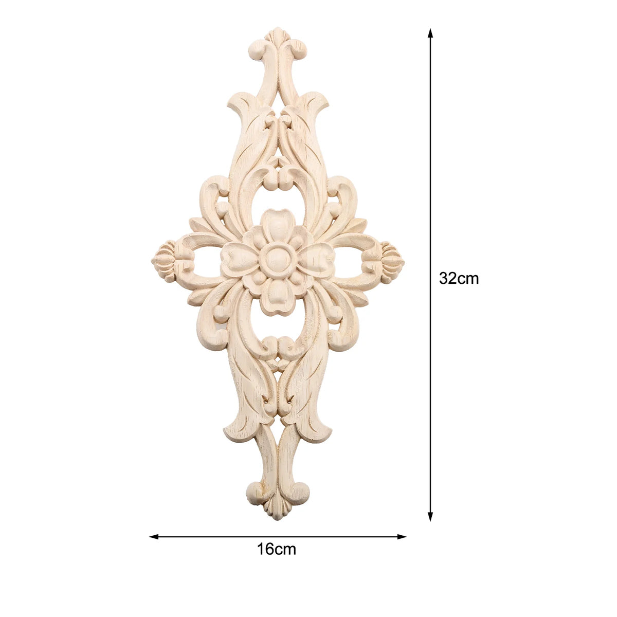 décoration murale appliques bois ornements floraux baroque renaissance naturel